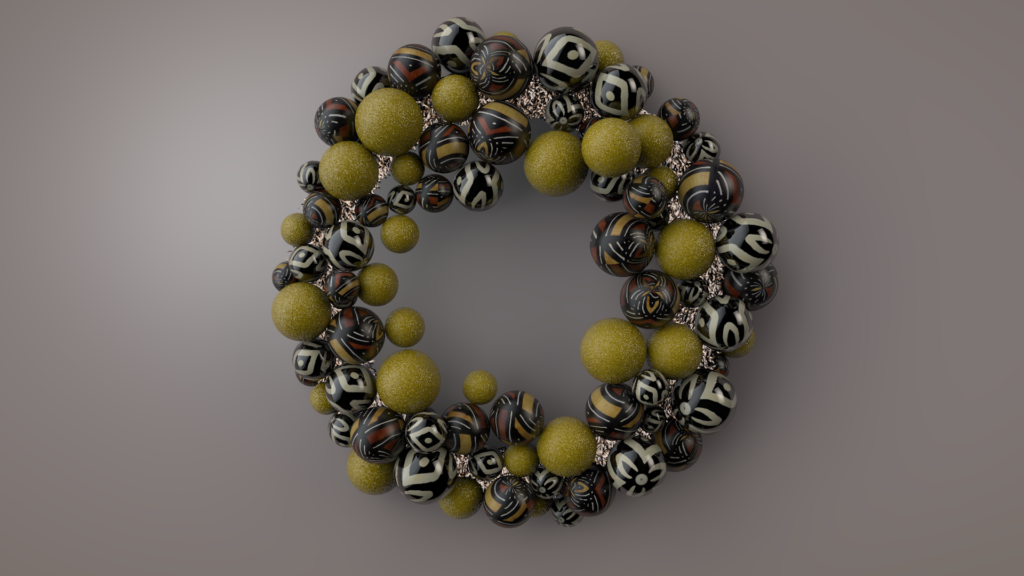 African Christmas Wreath Graphics