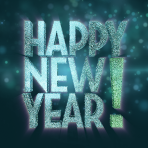 New Years Celebration Social Media. A sparkling, glitter-filled way to celebrate a new year.