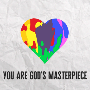 God's Masterpiece Videos. Drips of paint for a heart - to symbolize that you are a masterpiece made by God.