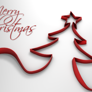 Christmas Ribbon Videos. Red ribbon forms the shape of a Christmas tree.