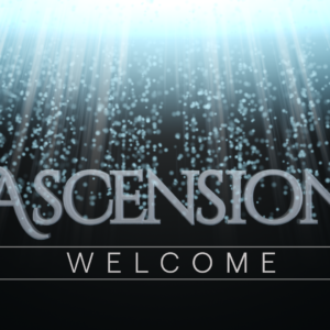 Ascension Sunday Worship Videos. Particles rising up - a symbol of ascension.