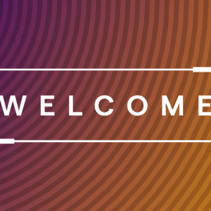 Circular Line Background Videos. Circular radio waves against a gradient background of orange and purple.