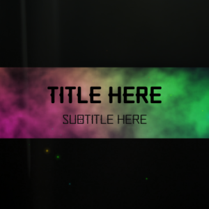 Breathe PowerPoint. Colorful wisps of smoke reveal the word "breathe."