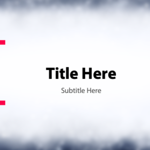 Friendly Church Welcome PowerPoint. Colorful blocks against a white grunge background.