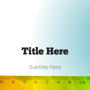 Growth Through Discipleship PowerPoint. Colorful rulers illustrate the concept of discipleship.