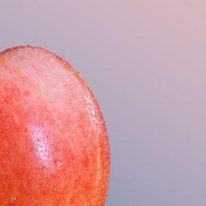 Fruits of Discipleship Graphics. A single red apple spins slowly in the middle of the screen.