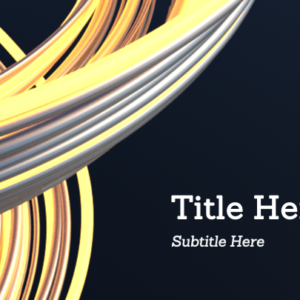 Spiral PowerPoint. Swirls of light and color welcome everyone.