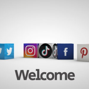 Digital Evangelism Videos. Icons of popular social media platforms fill the screen.