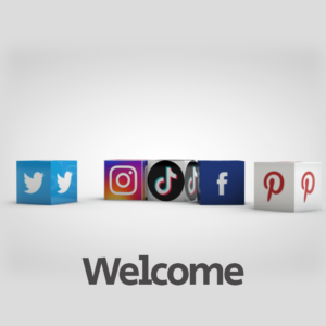 Digital Evangelism Social Media. Icons of popular social media platforms fill the screen.