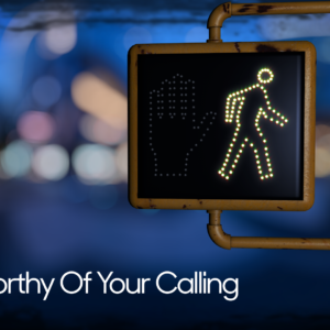 Ephesians 4:1 Videos. Traffic sign shows the "walk" signal.