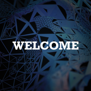 Mesh Welcome Social Media. A modern set of resources featuring an organic 3D mesh.