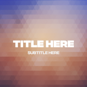 Welcome To Worship PowerPoint. Messages of welcome against a colorful geometric background.