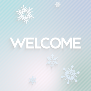 Falling Snowflakes Social Media. Snowflakes gently fall in a gentle celebration of winter.