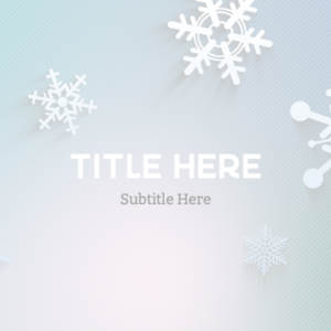Falling Snowflakes PowerPoint. Snowflakes gently fall in a gentle celebration of winter.