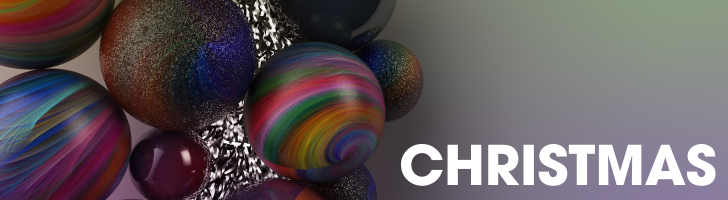 Colorful ornaments to celebrate Christmas