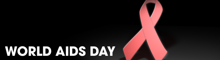 A red ribbon for World AIDS Day