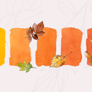 Fall Greetings Graphics. Bursts of color and fall leaves welcome everyone.