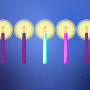 Advent Candles Graphics. Celebrate the season of Advent with our animated candles.