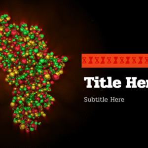 Living Africa PowerPoint. A map of the continent of Africa pulses with life.