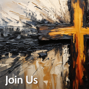 Sacred Beginnings Social Media. A charred wooden cross as a symbol of Ash Wednesday.