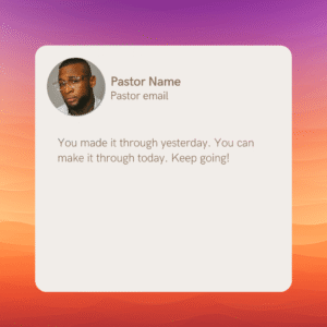 Canva Social Media Templates for Lent. Social media template featuring a waves of purples. A placeholder box can be used to type your message.