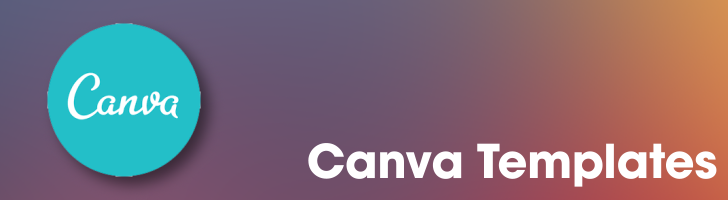 PCM product category header for Canva templates