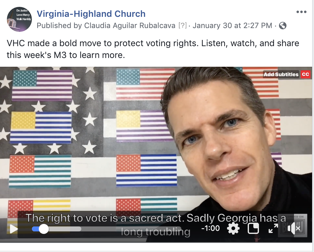 Image features a sample Instagram post that includes a video clip