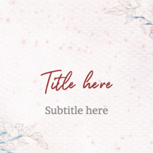 Wedding Background PowerPoint. Floral-themed resources designed for weddings, celebrating spring, and more.