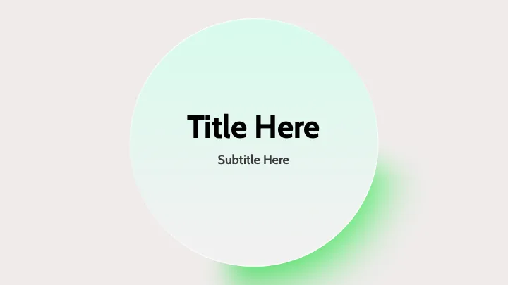 Luminous mint-green circle with soft glowing halo on beige background, modern welcoming design for progressive Christian website