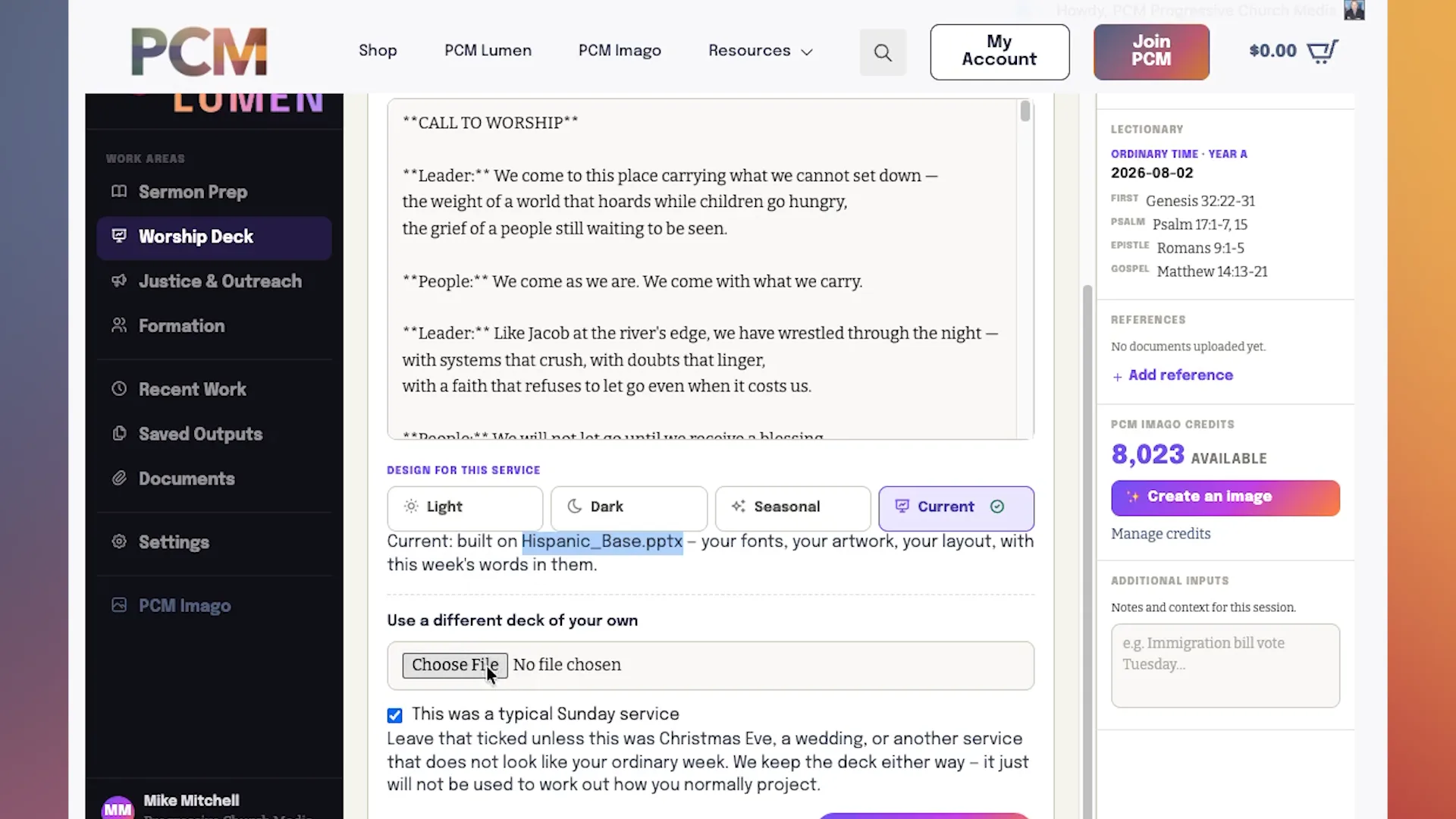 Automate Creating Worship Slides With PCM Lumen