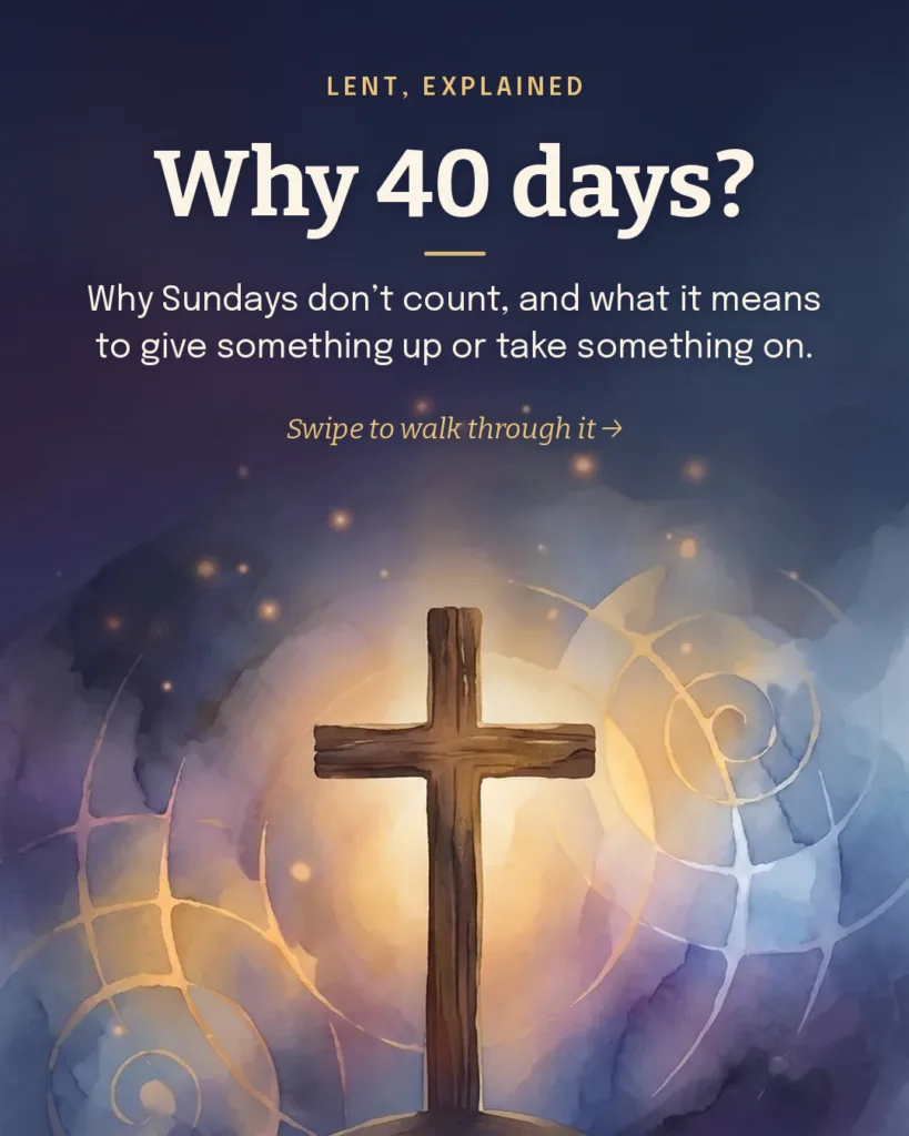 Lent Explained Carousel Social Media