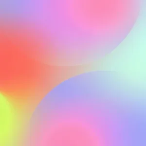Colorful gradient background with soft blended circles in yellow, pink, purple, and turquoise for worship resources