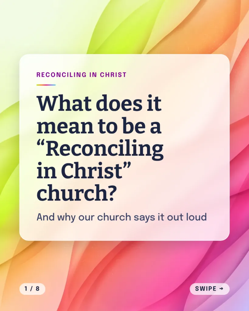 Reconciling in Christ Explained Carousel Social Media